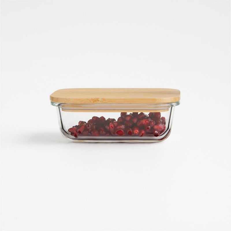 CRATE & BARREL - Contenedor 635908 Vidrio Hermetico 5 cm x 15 cm