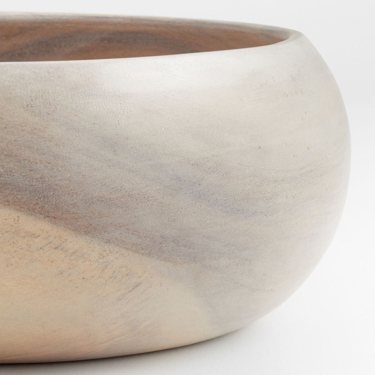 CRATE & BARREL - Bowl Tondo en Acacia 22 cm x 22 cm