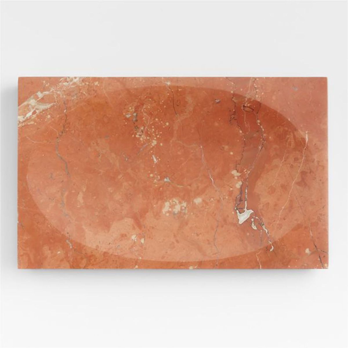 CRATE & BARREL - Bandeja Mármol 23 x 38 cm