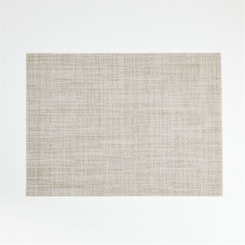 CRATE & BARREL - Individual de Vinilo Crepé Chilewich® Neutro