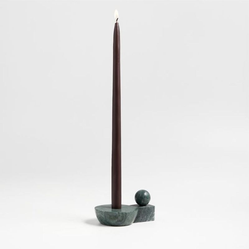 CRATE & BARREL - Candelabro Noyau Mármol 8 x 15 cm