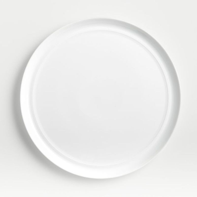 CRATE & BARREL - Plato Principal Hue Blanco 26 cm