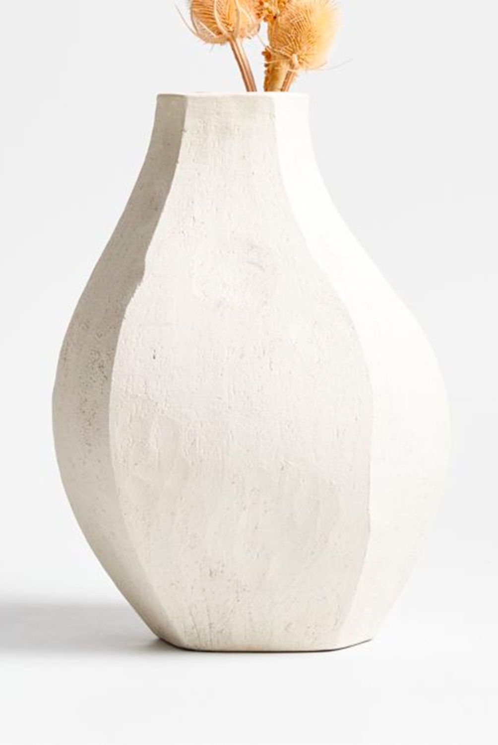 CRATE & BARREL - Jarrón Facette en Loza 29 cm x 22 cm 