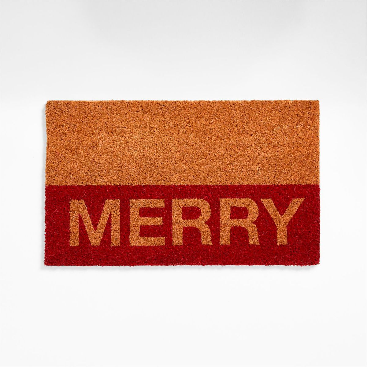CRATE & BARREL - Tapete de Entrada Merry Red 46 x 76 cm