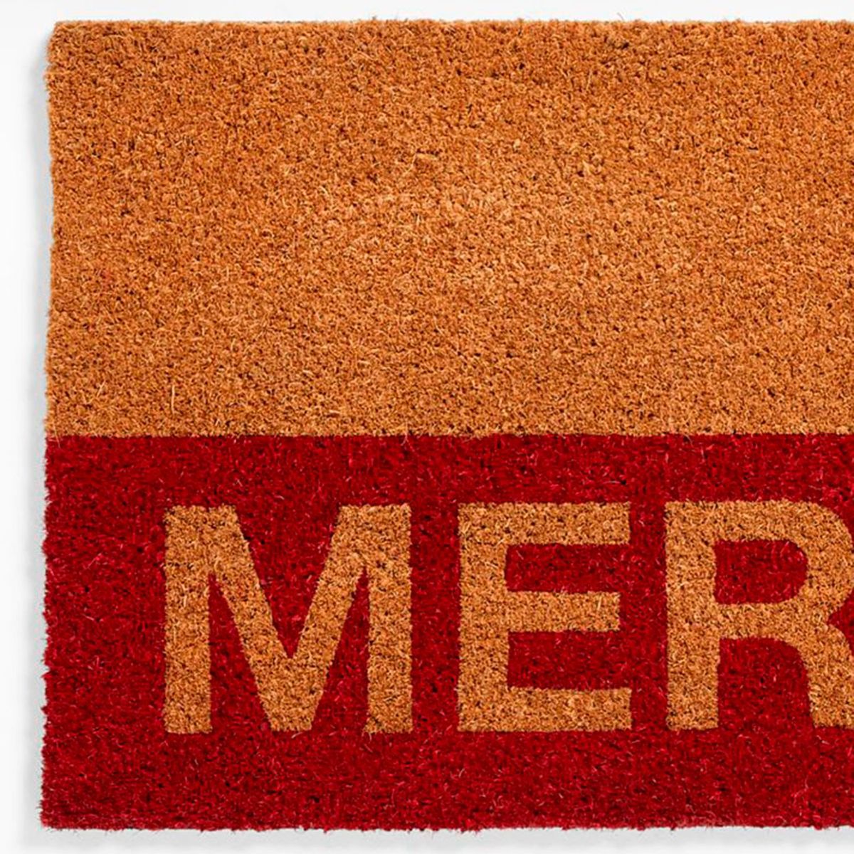 CRATE & BARREL - Tapete de Entrada Merry Red 46 x 76 cm