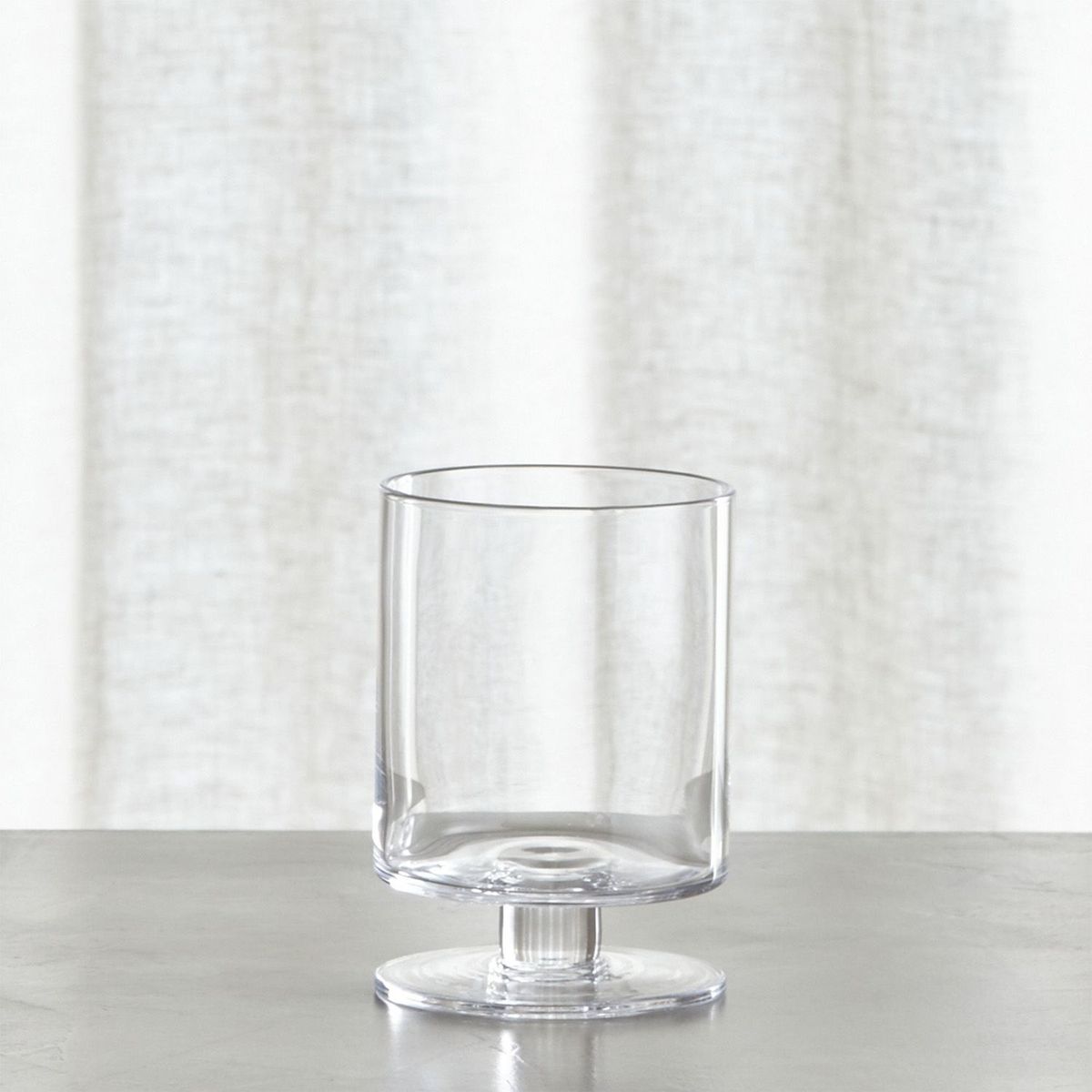 CRATE & BARREL - Porta velas London en Vidrio 15 cm x 11 cm 