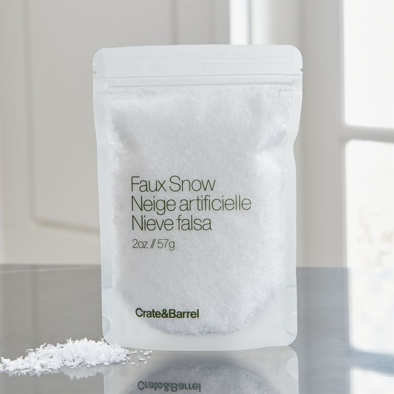 CRATE & BARREL - Nieve Artificial Decorativa 57 gr