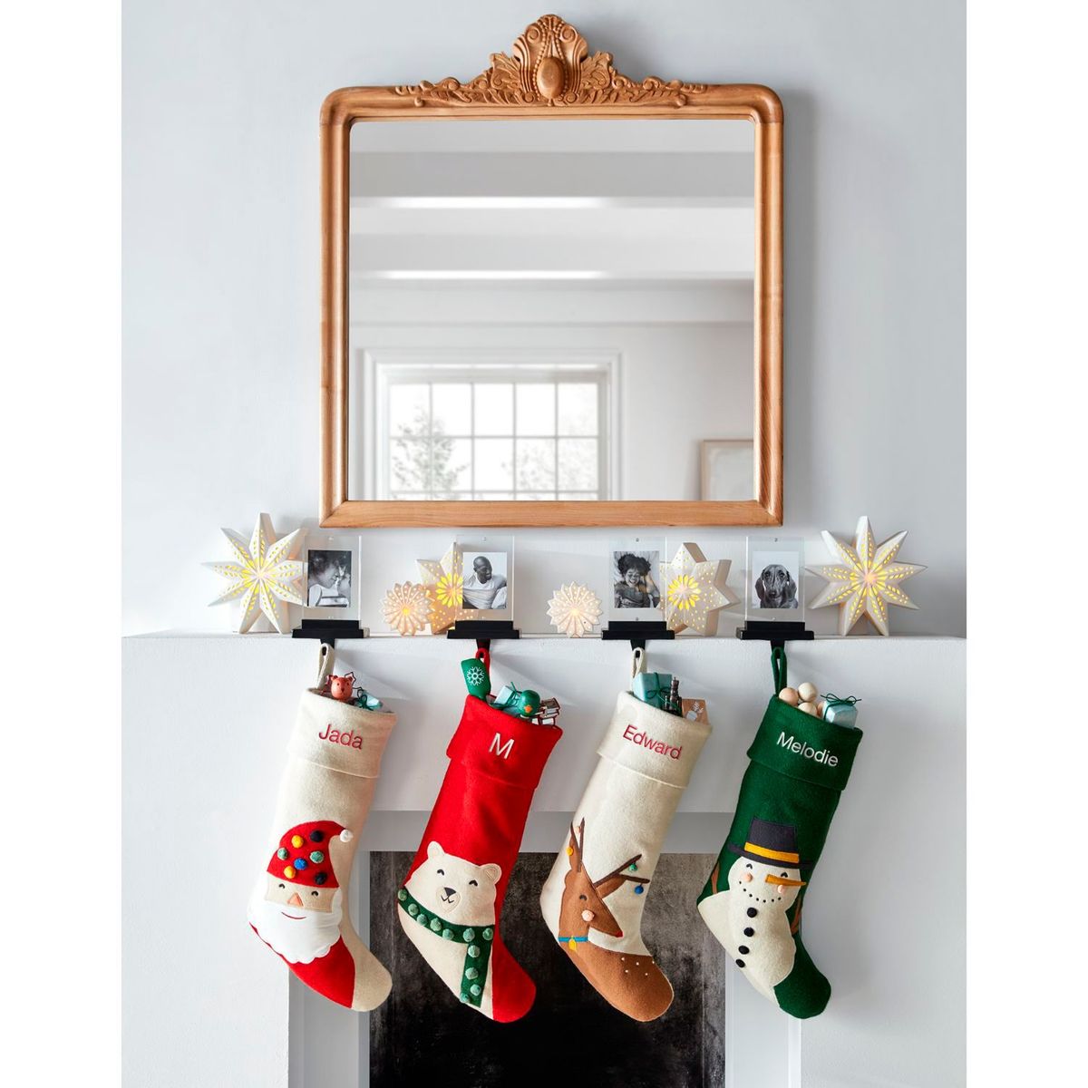 CRATE & BARREL - Adorno LED Snowflake en Cerámica 23 cm x 23 cm