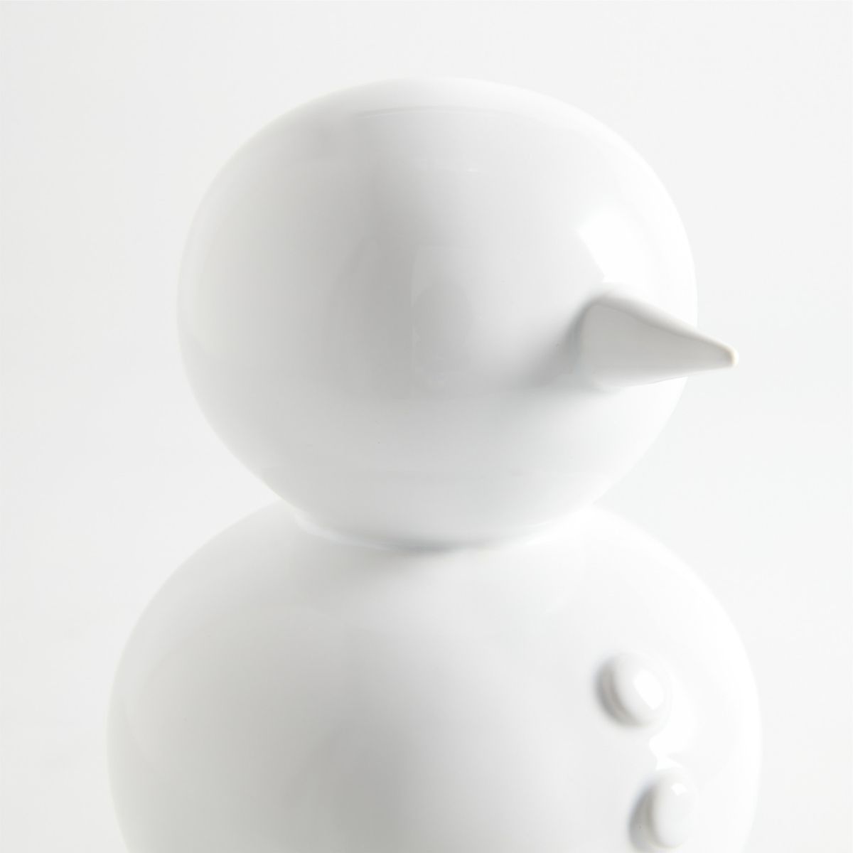 CRATE & BARREL - Adorno muñeco de nieve Mediano