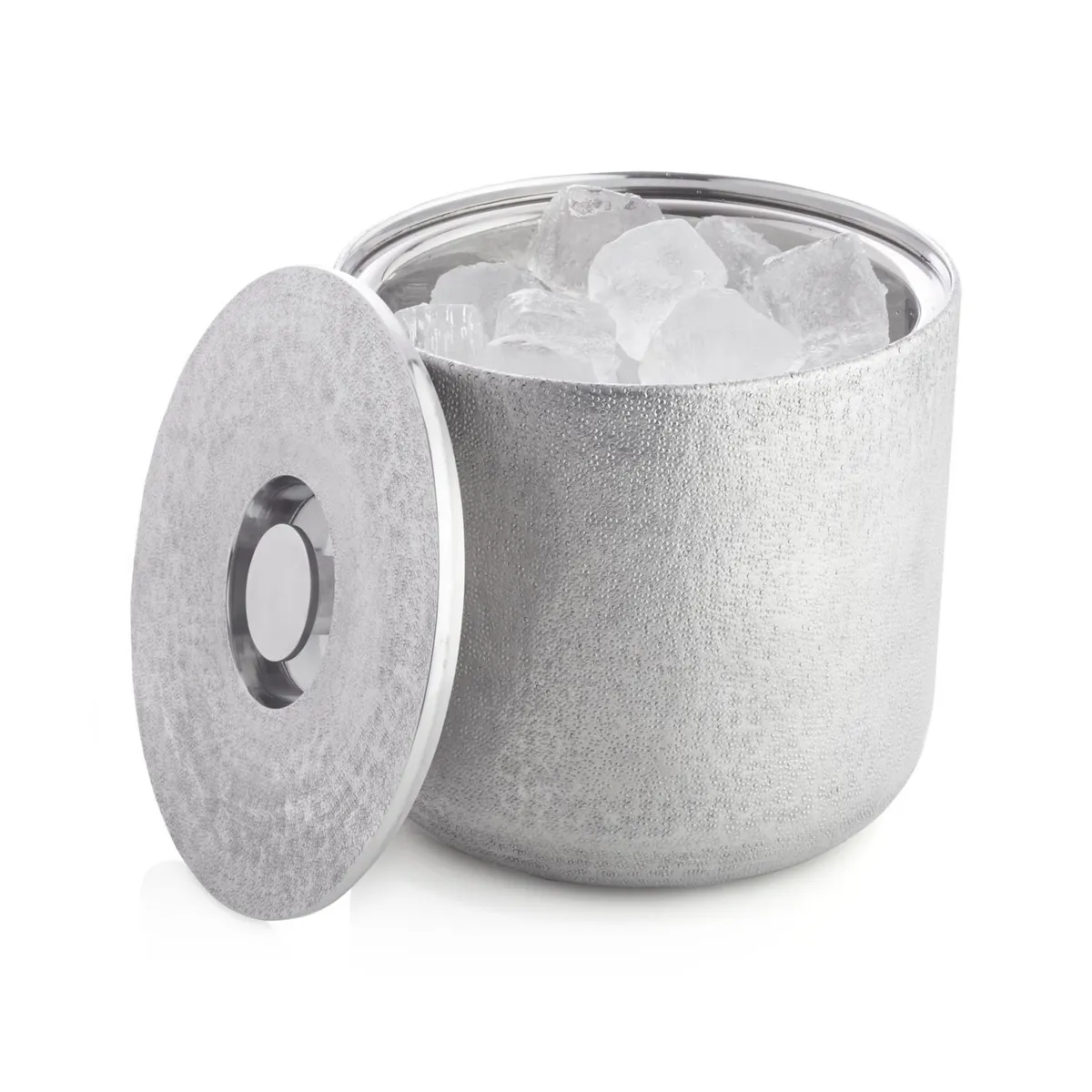 CRATE & BARREL -  Hielera Glaze en Acero inoxidable  