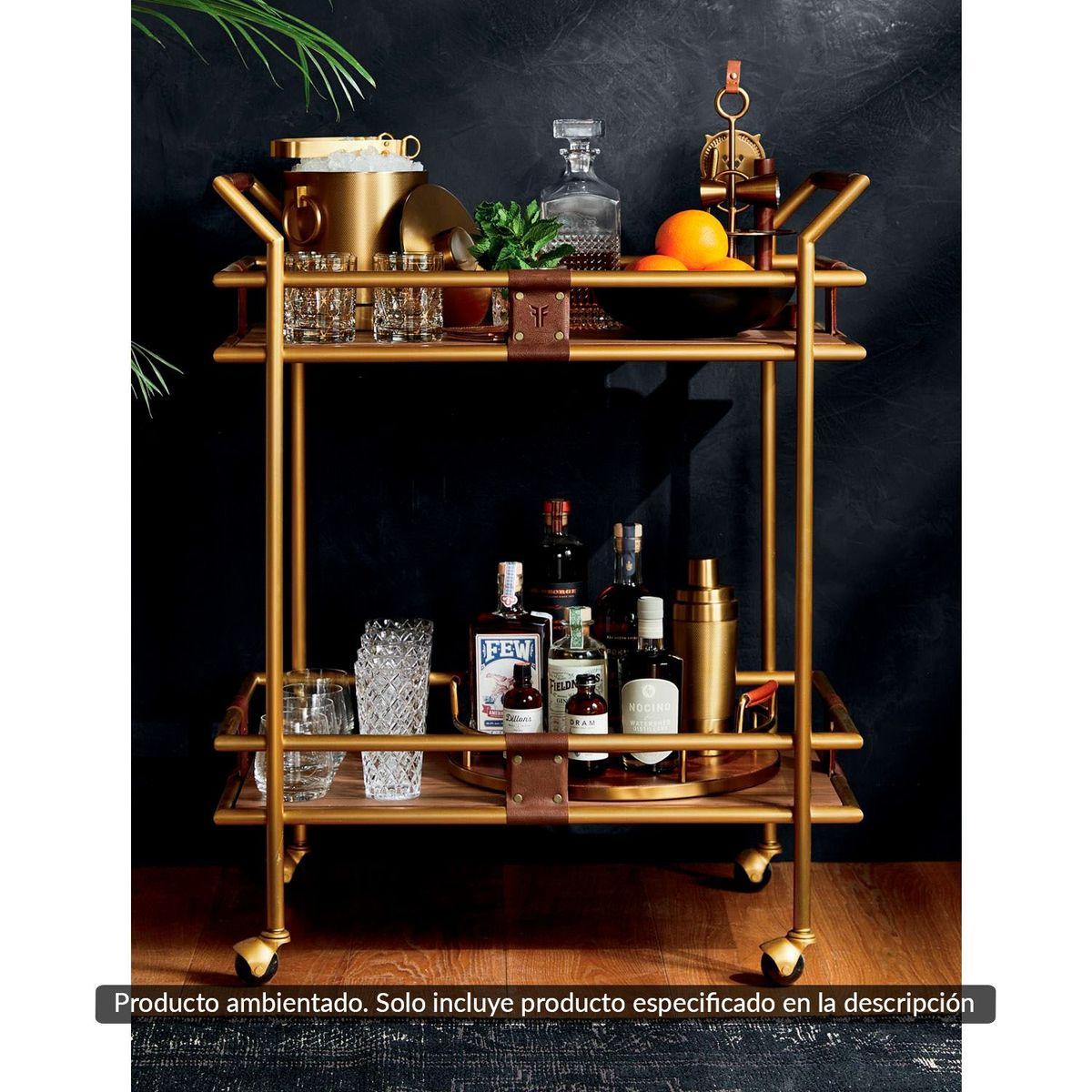 CRATE & BARREL - Carro de bar Frye