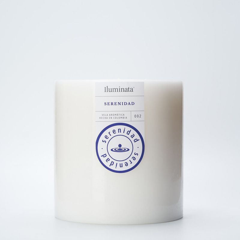 ILUMINATA - Serenidad Sólida Blanca 16 x 15 cm