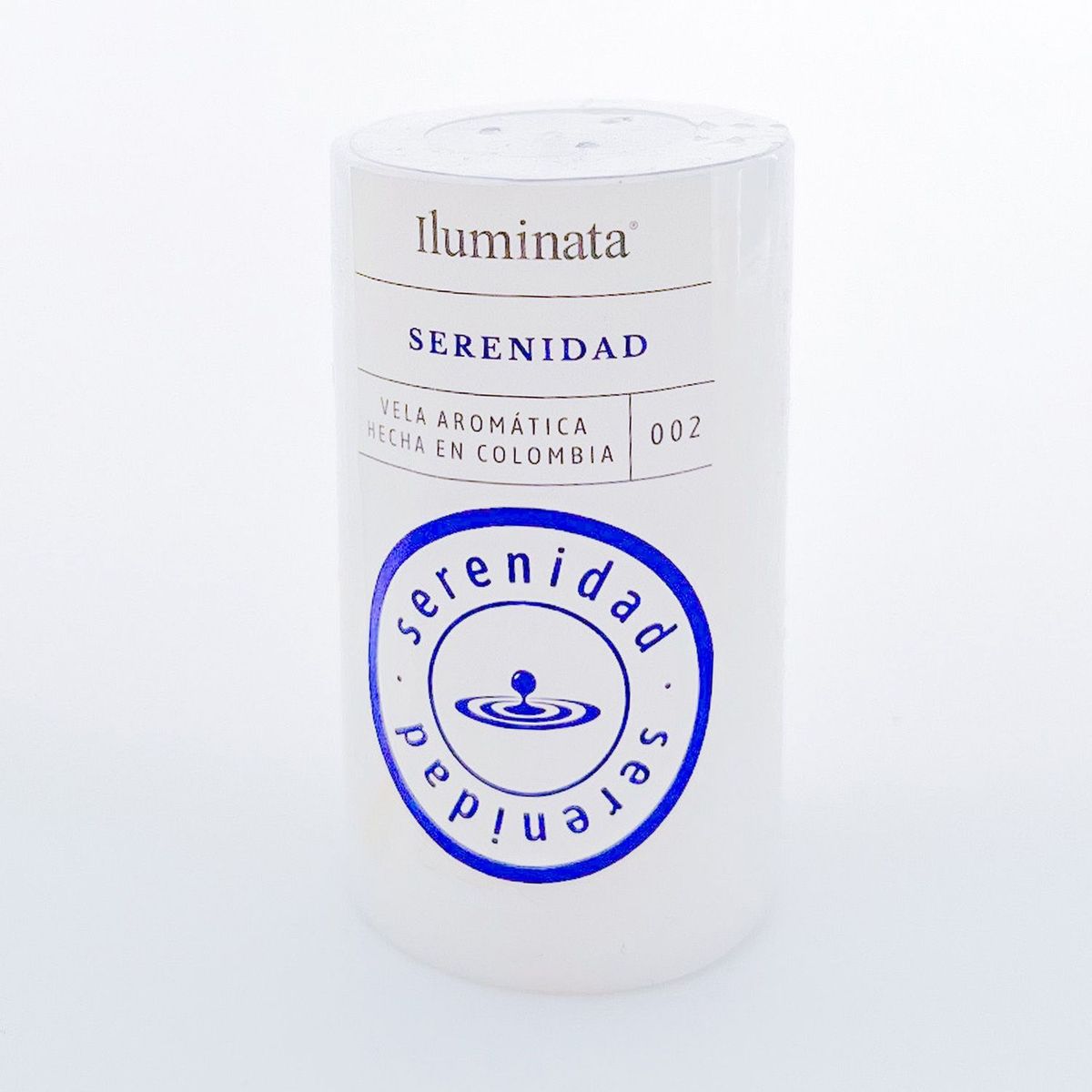 CRATE & BARREL - Vela Aromática Serenidad Parafina 8 x 5 cm