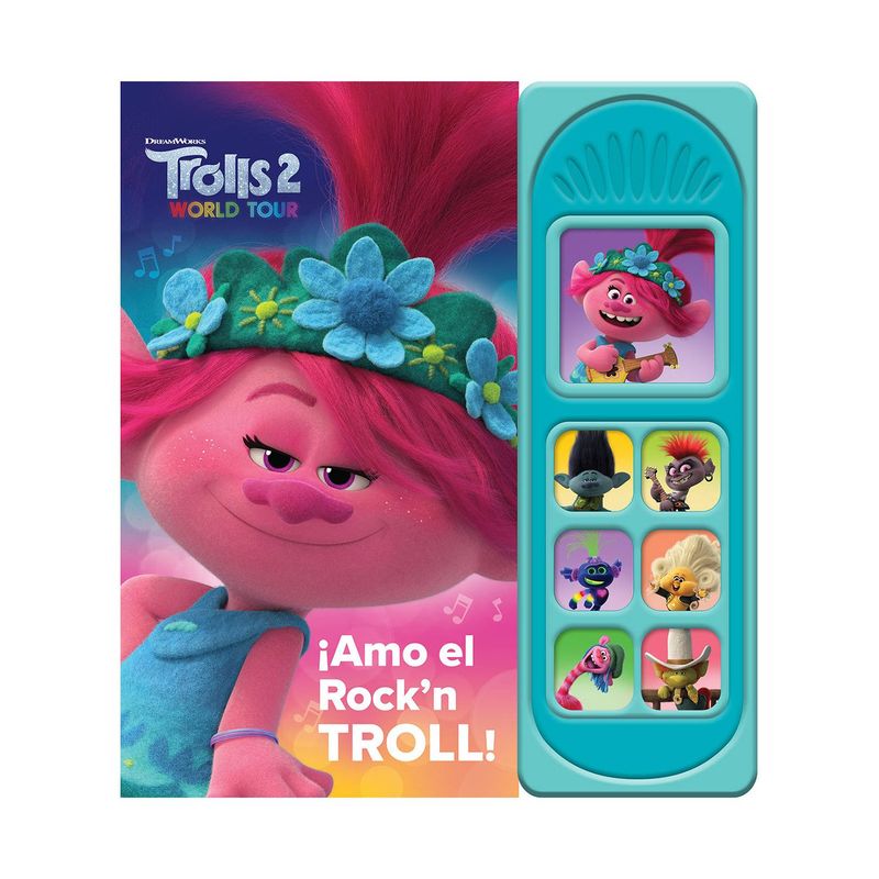 CIRCULO DE LECTORES - Trolls 2 World Tour Libro Con 7 Sonidos ¡Amo el Rock n Troll!