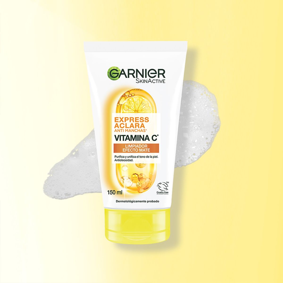 GARNIER - Gel Limpiador Efecto Mate Express Aclara Garnier 150 ml