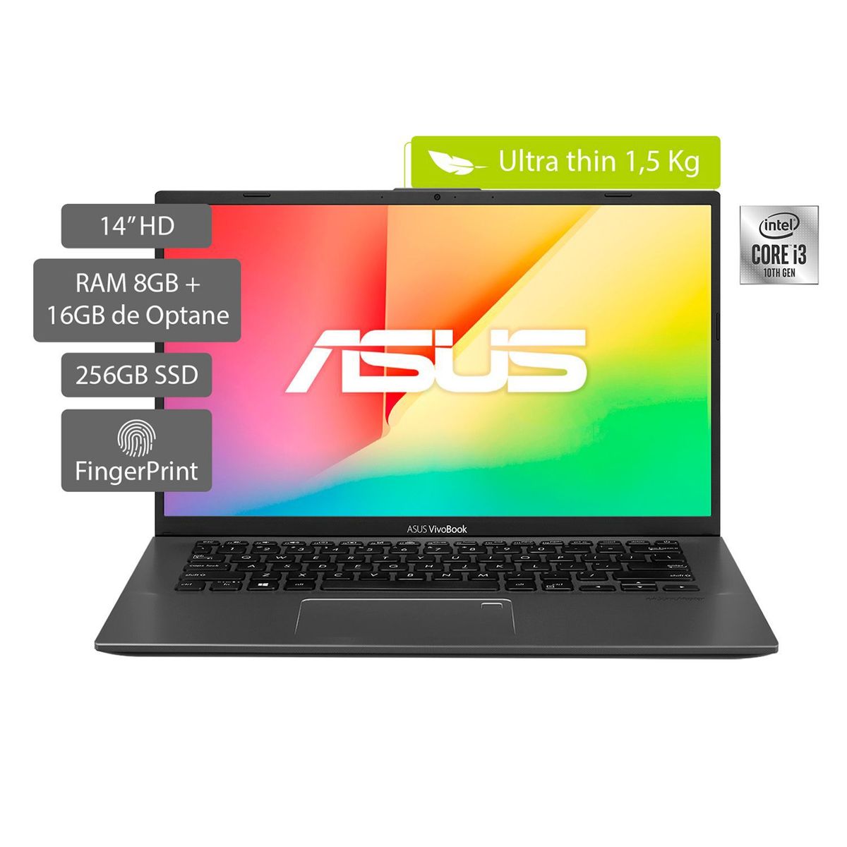 ASUS - Portátil Asus VivoBook X412FA-BV1137T 14 pulgadas