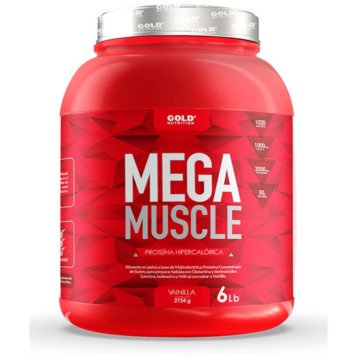GOLD NUTRI - Suplemento Mega Muscle x 6 Lb 15055