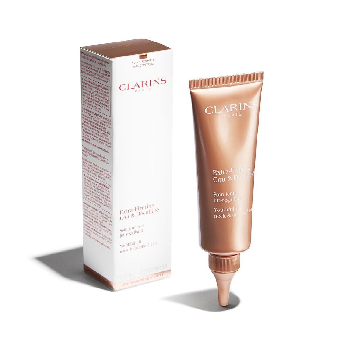CLARINS - Tratamiento Antiedad Extra-Firming Neck 75 ml (Cuello y Escote)