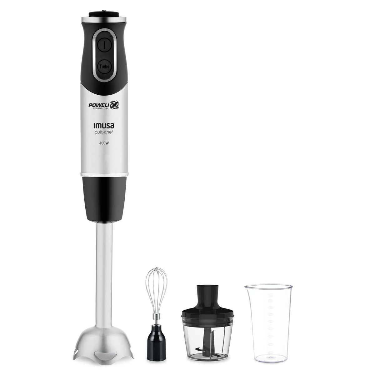 IMUSA - Licuadora de Mano Imusa Quick Chef 3 en 1 400W