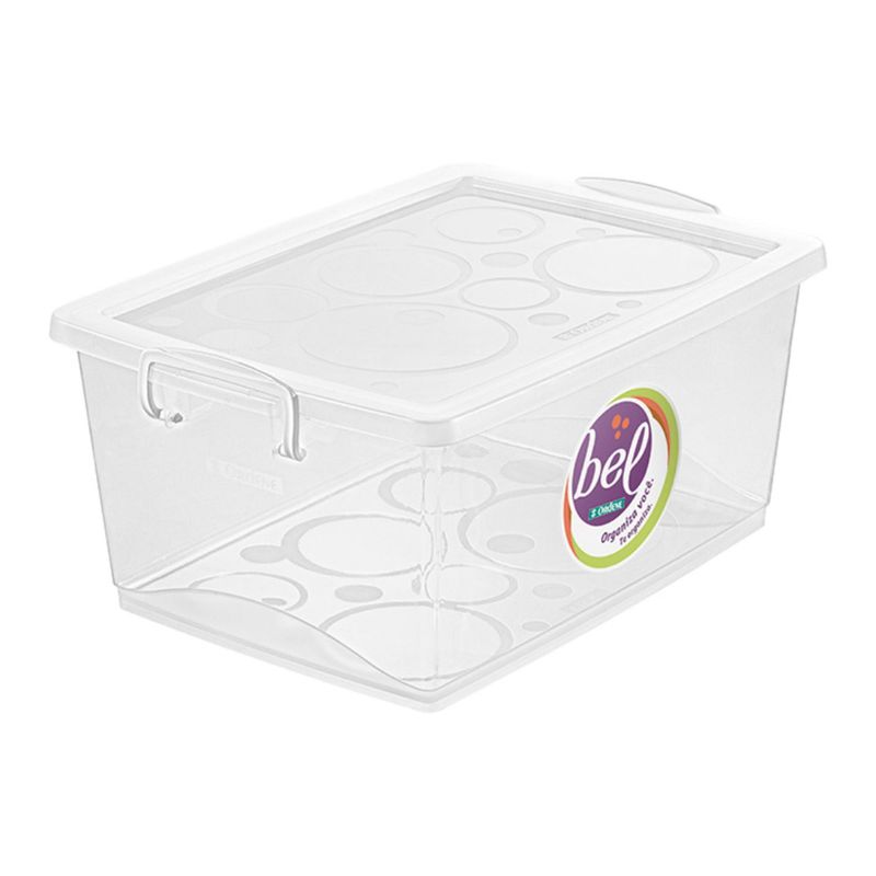 ORDENE - Caja Plástica Ordene de Almacenamiento para Organizar con tapa 15lts