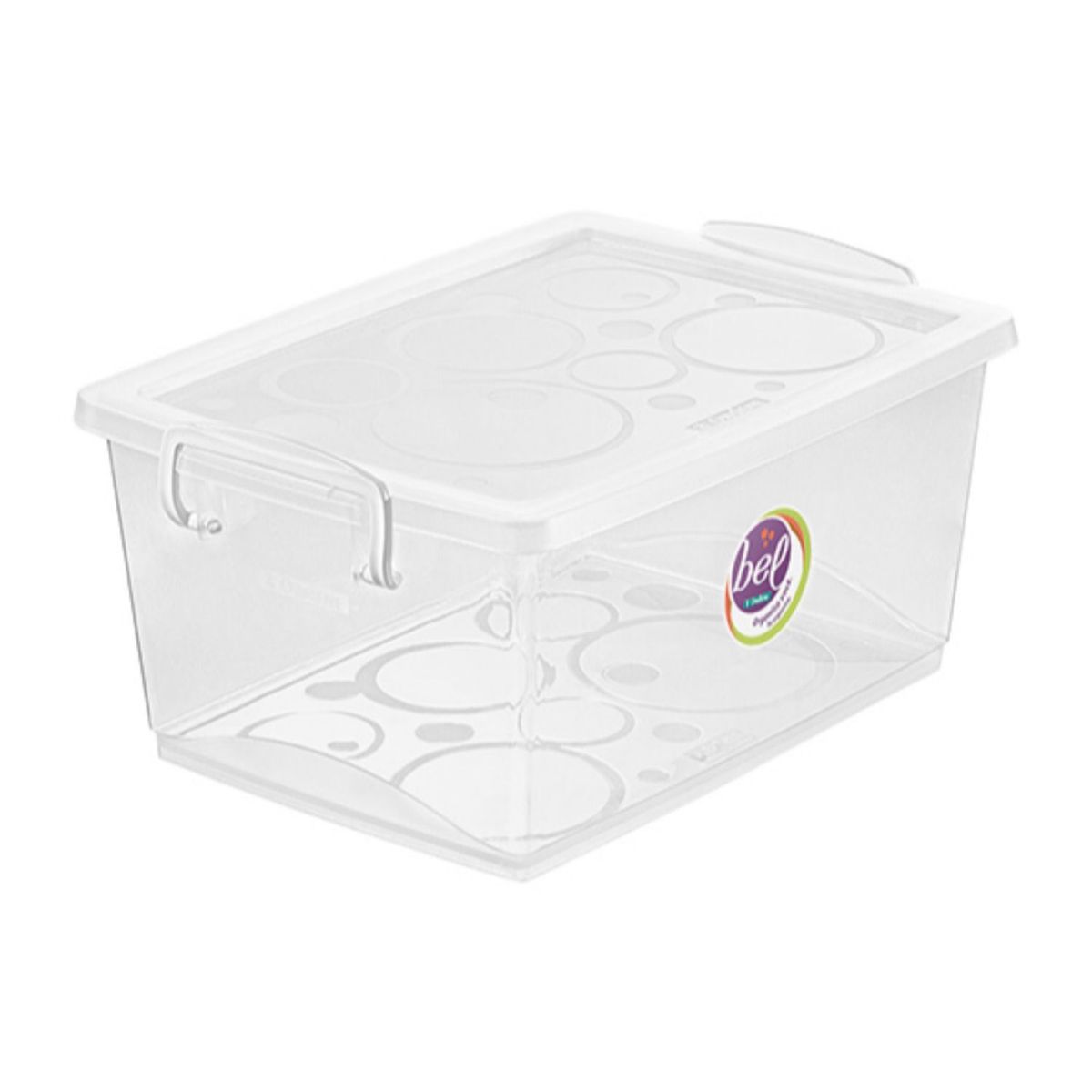 ORDENE - Caja Plástica Ordene de Almacenamiento para Organizar con tapa 4lts