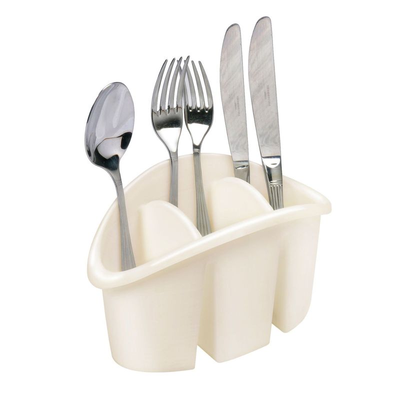 SANREMO - Escurridor de Cubiertos Plástico Blanco