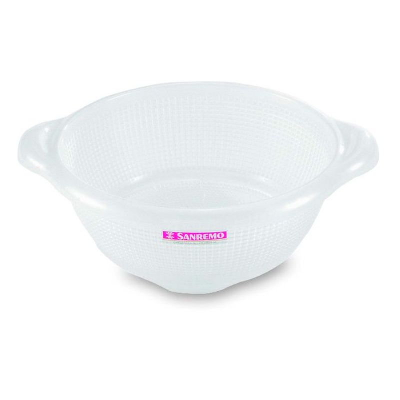 SANREMO - Colador Plástico para Pasta Blanco