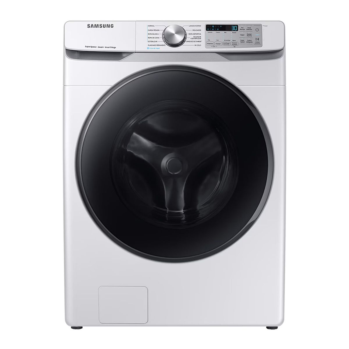 SAMSUNG - Lavadora Samsung Carga Frontal 22 kg WF22R6270AW/CO