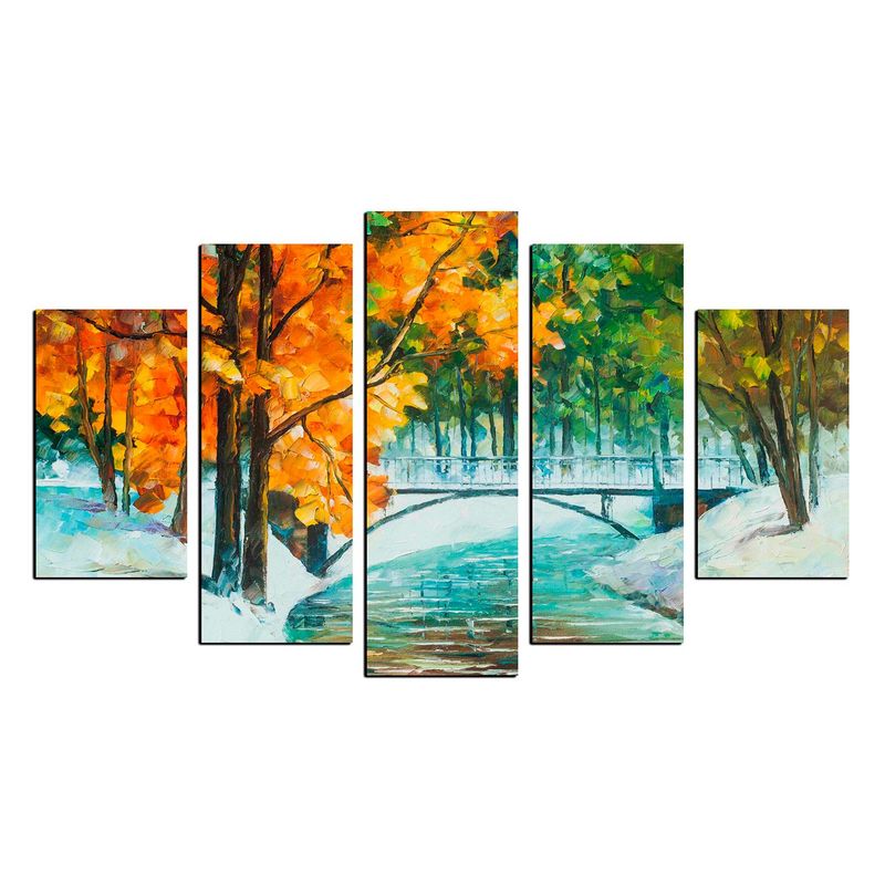 ART INDUSTRY - Cuadro Decorativo Snow  100 x 70 cm Art Industry