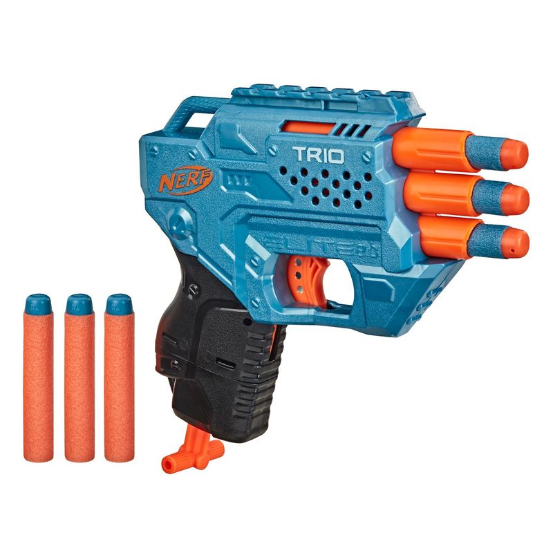 NERF - Lanzador Nerf Elite 2.0 Trio TD-3. Incluye: lanzador, 6 dardos e instrucciones. (A partir de 8 años)