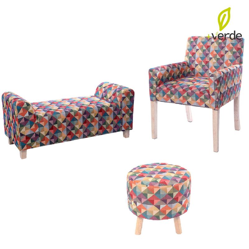 DKO DESIGN - Poltrona Moderna en Tela  92 x 61 x 47 cm DKO Design - Mueble