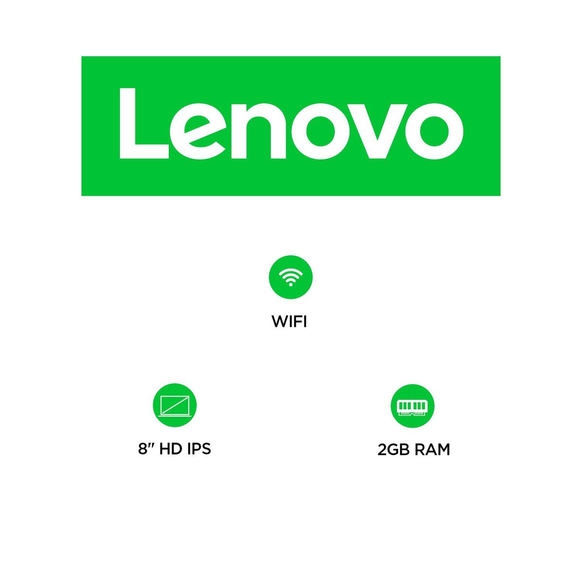 LENOVO - Tablet Lenovo M8 Wifi 8 Pulgadas 2GB + 32GB