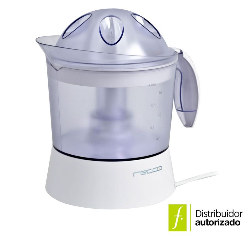 RECCO - Exprimidor Recco recipiente de Plástico de 1,5 Lt 25W