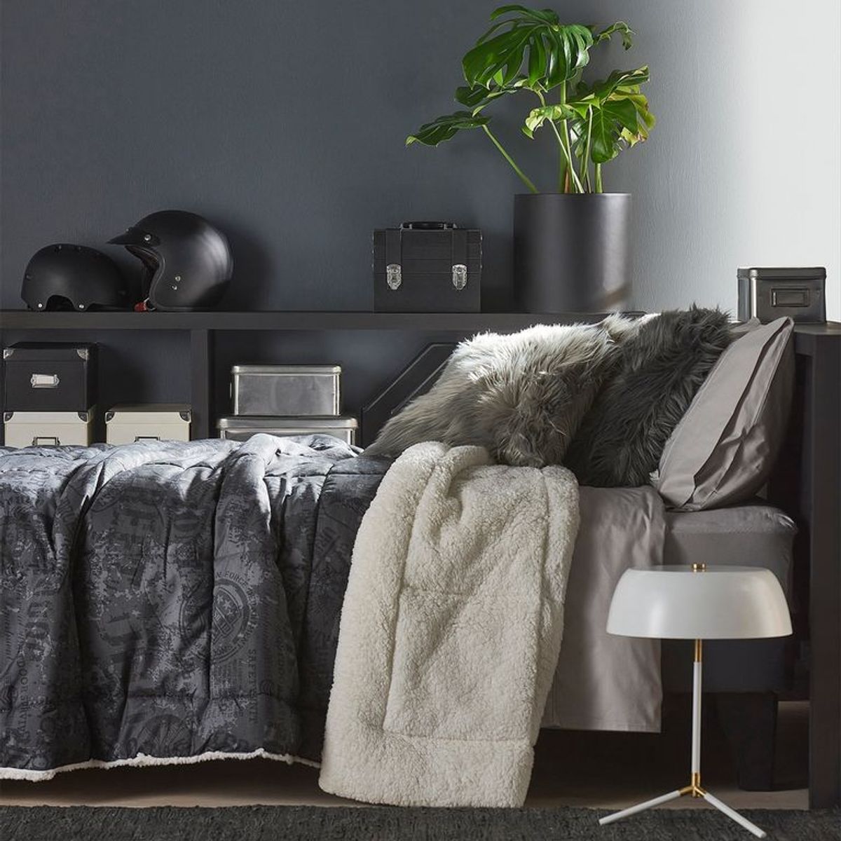 BASEMENT HOME - Juego de Sábanas Lisa de Algodón 200 Hilos Basement Home 