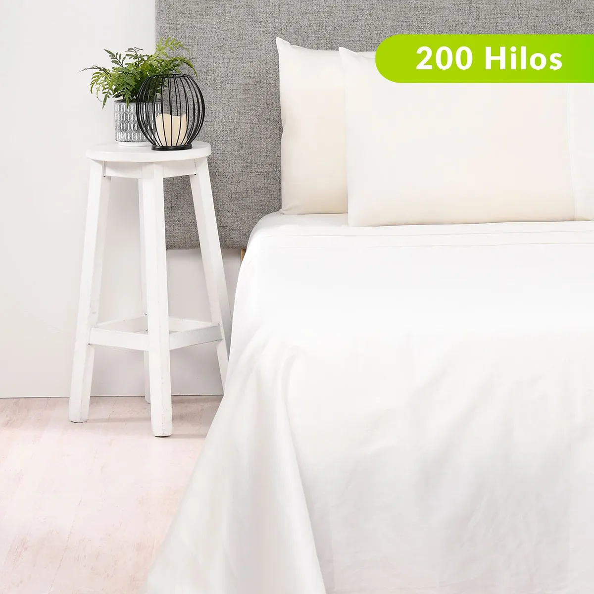 ROBERTA ALLEN - Juego de Sábanas Lisa de Algodón 200 Hilos Colores Roberta Allen