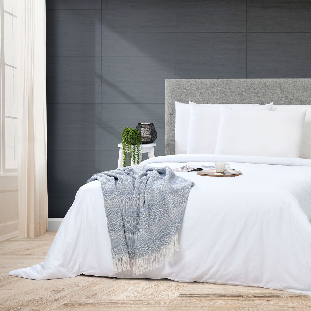 BASEMENT HOME - Funda de Plumón Lisa de Algodón 200 hilos Basement Home