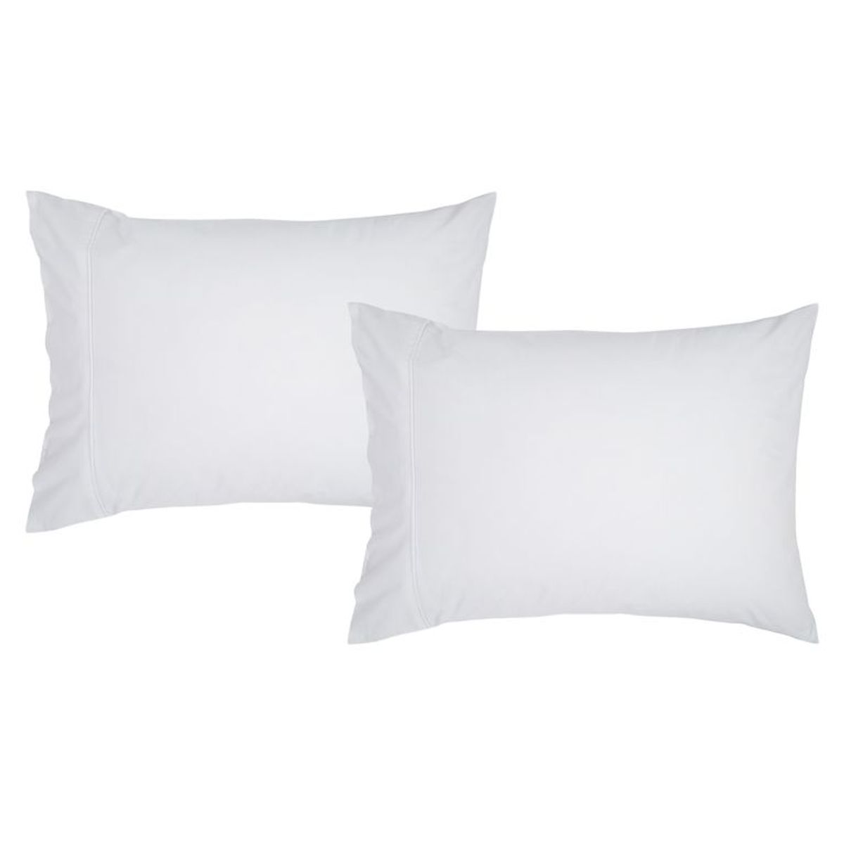 BASEMENT HOME - Set Fundas Almohada Blanco Grande x 2