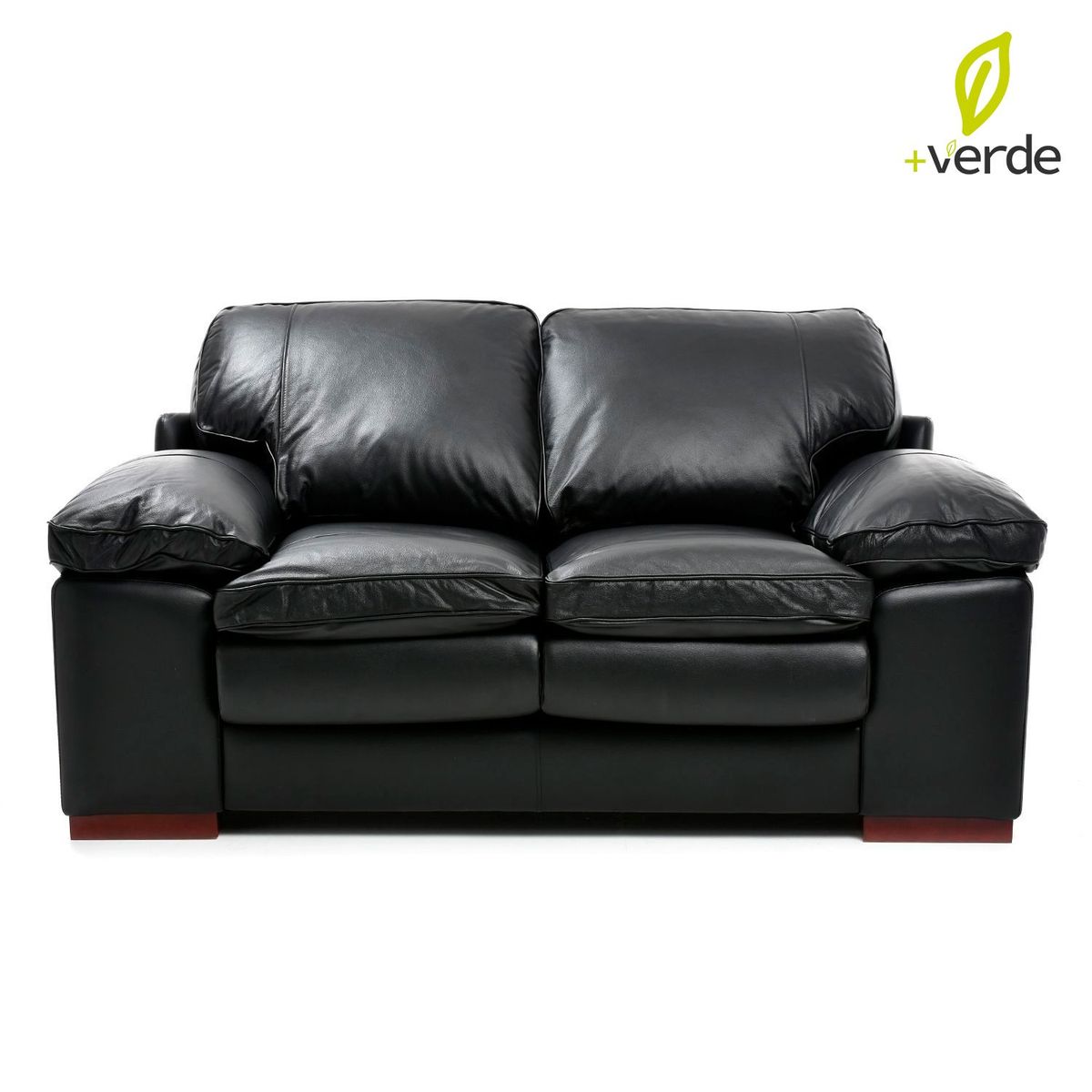 BASEMENT HOME - Sofá Moderno en Cuero 2 Puestos Ricardo 190 x 90 x 95 cm Basement Home - Mueble