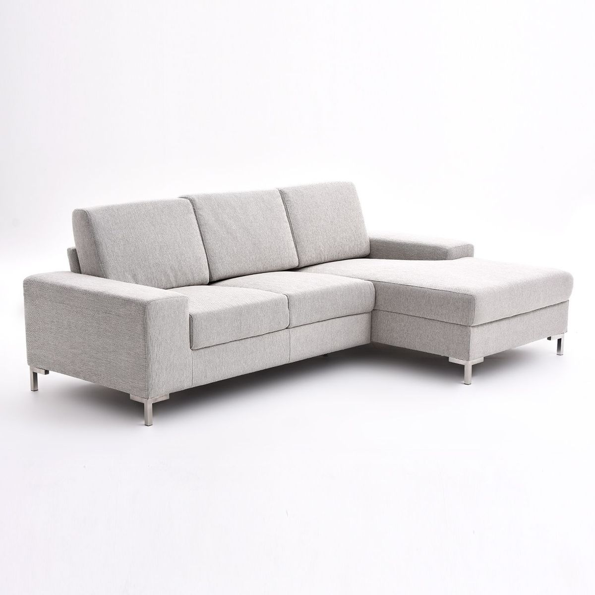 MICA - Sofá en L 4 Puestos Tela Oregon - Mueble