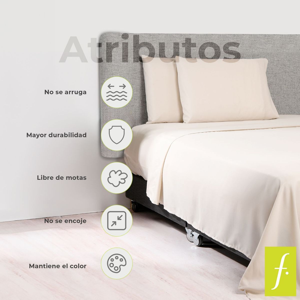 AMBIENTA - Juego de Sábanas Lisa de Microfibra 75 GSM Ambienta