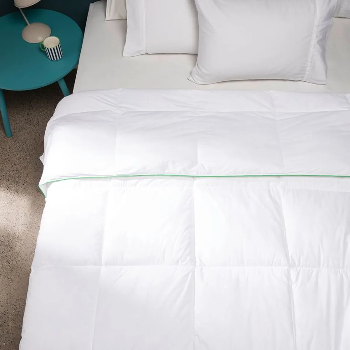 BENETTON - Plumón Edredón Blanco de 50% Microfibra 50% Bambú Hipoalergénico Benetton