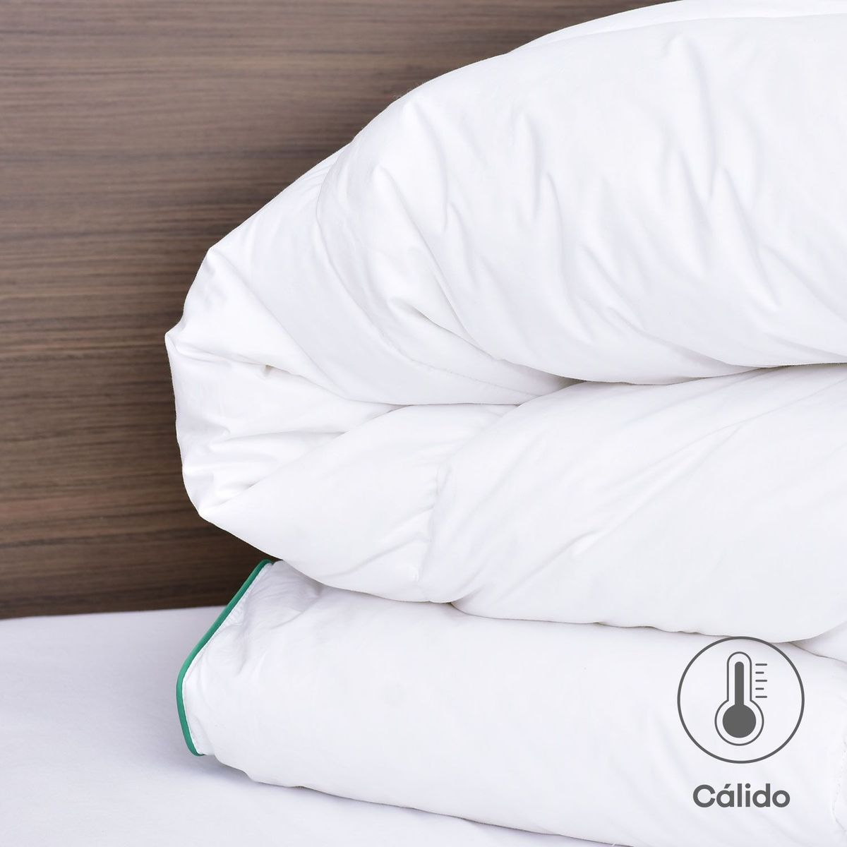 BENETTON - Plumón Edredón Blanco de 50% Microfibra 50% Bambú Hipoalergénico Benetton