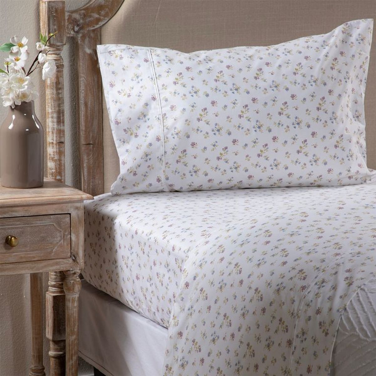 ROBERTA ALLEN - Juego de Sábanas Estampada de Algodón 200 Hilos Liberty Roberta Allen