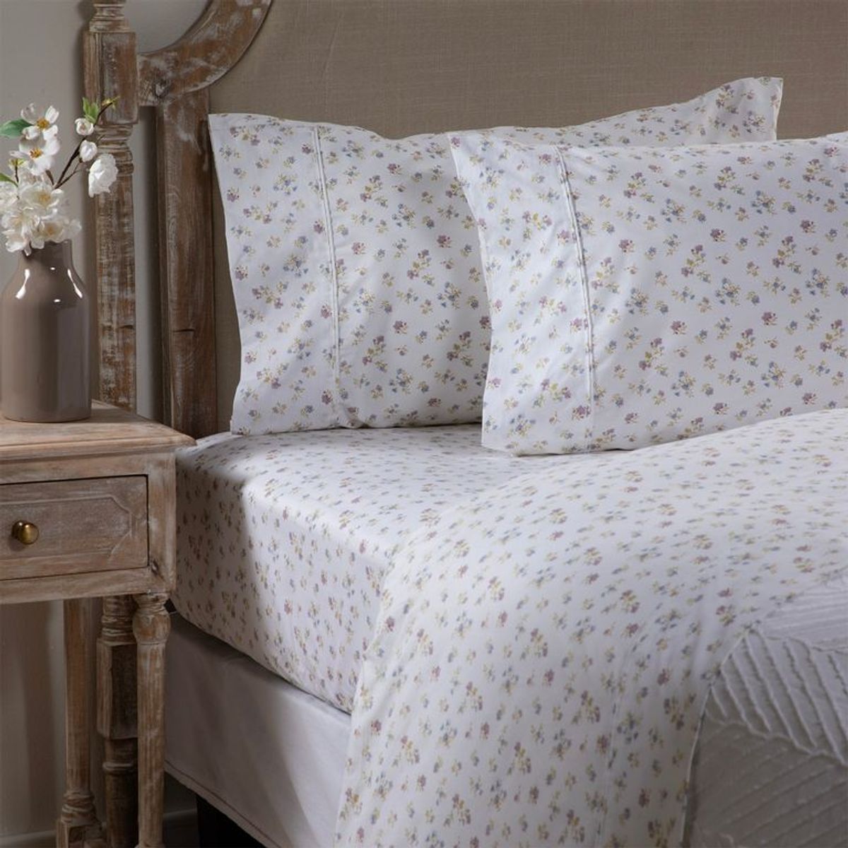 ROBERTA ALLEN - Juego de Sábanas Estampada de Algodón 200 Hilos Liberty Roberta Allen