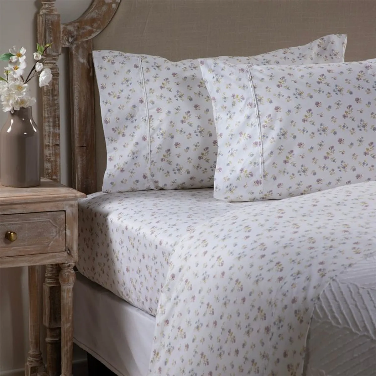 ROBERTA ALLEN - Juego de Sábanas Estampada de Algodón 200 Hilos Liberty Roberta Allen