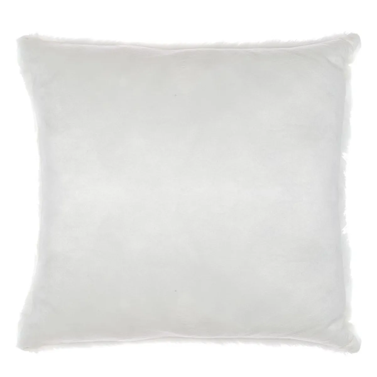 BASEMENT HOME - Cojín Piel Blanco 45 x 45 cm