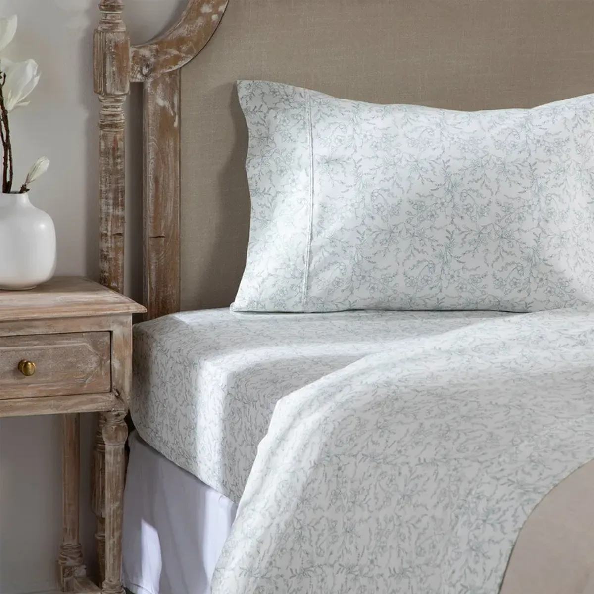 ROBERTA ALLEN - Juego de Sábanas Estampada de Algodón 200 Hilos Flor Roberta Allen