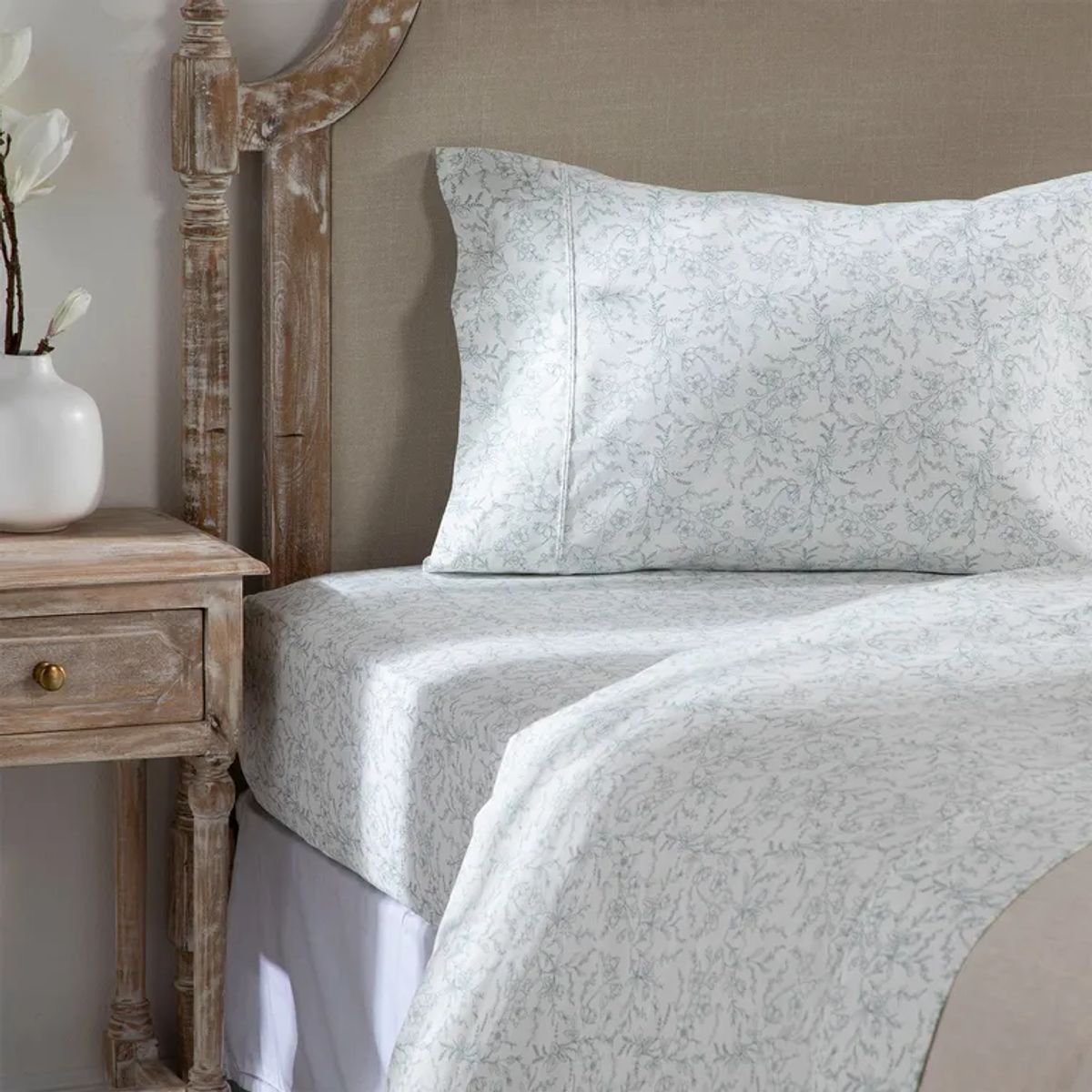 ROBERTA ALLEN - Juego de Sábanas Estampada de Algodón 200 Hilos Flor Roberta Allen