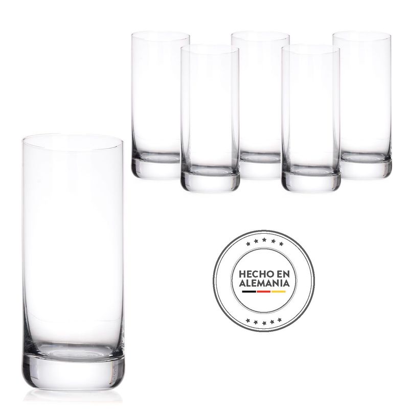 SCHOTT ZWIESEL - Vaso Alto Schott Zwiesel Cristal 6 Piezas 12 Oz