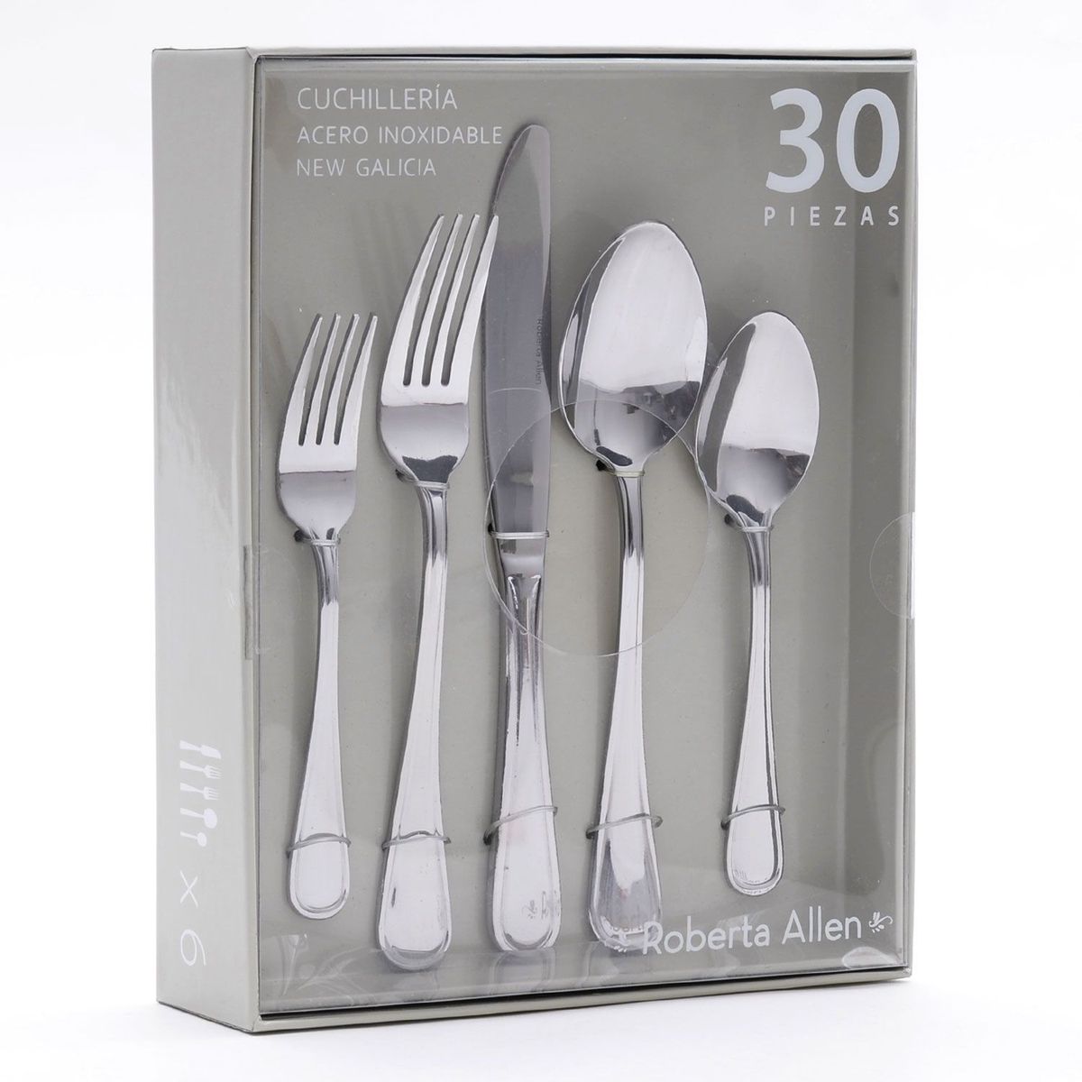 ROBERTA ALLEN - Juego de Cubiertos 30 Piezas
